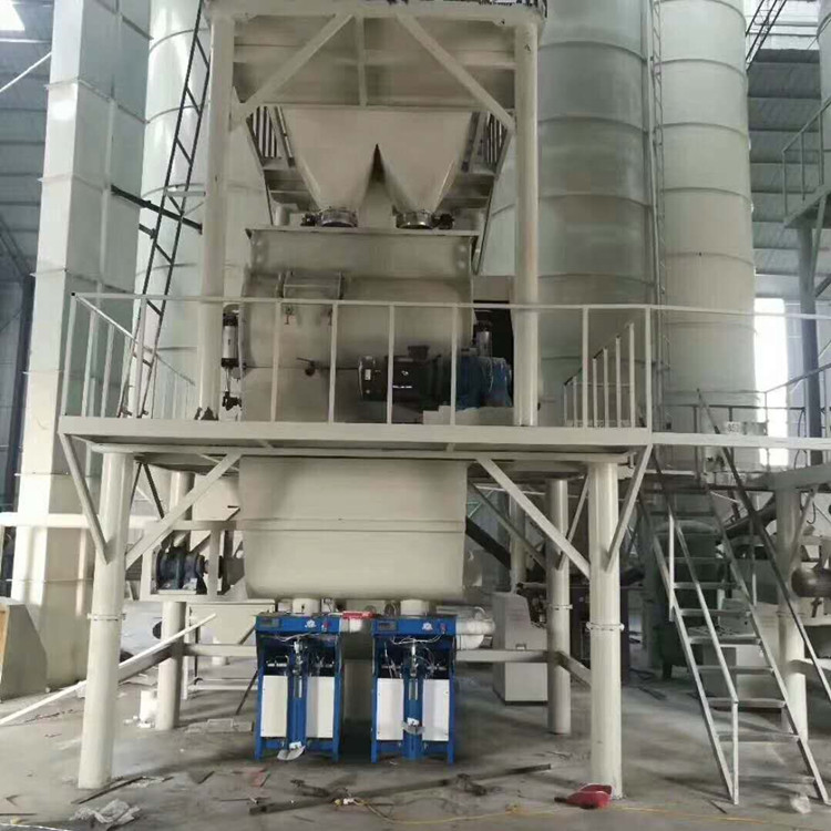 中力众鼎 大型干粉砂浆搅拌站 年产10万吨干粉混合设备 自动出料